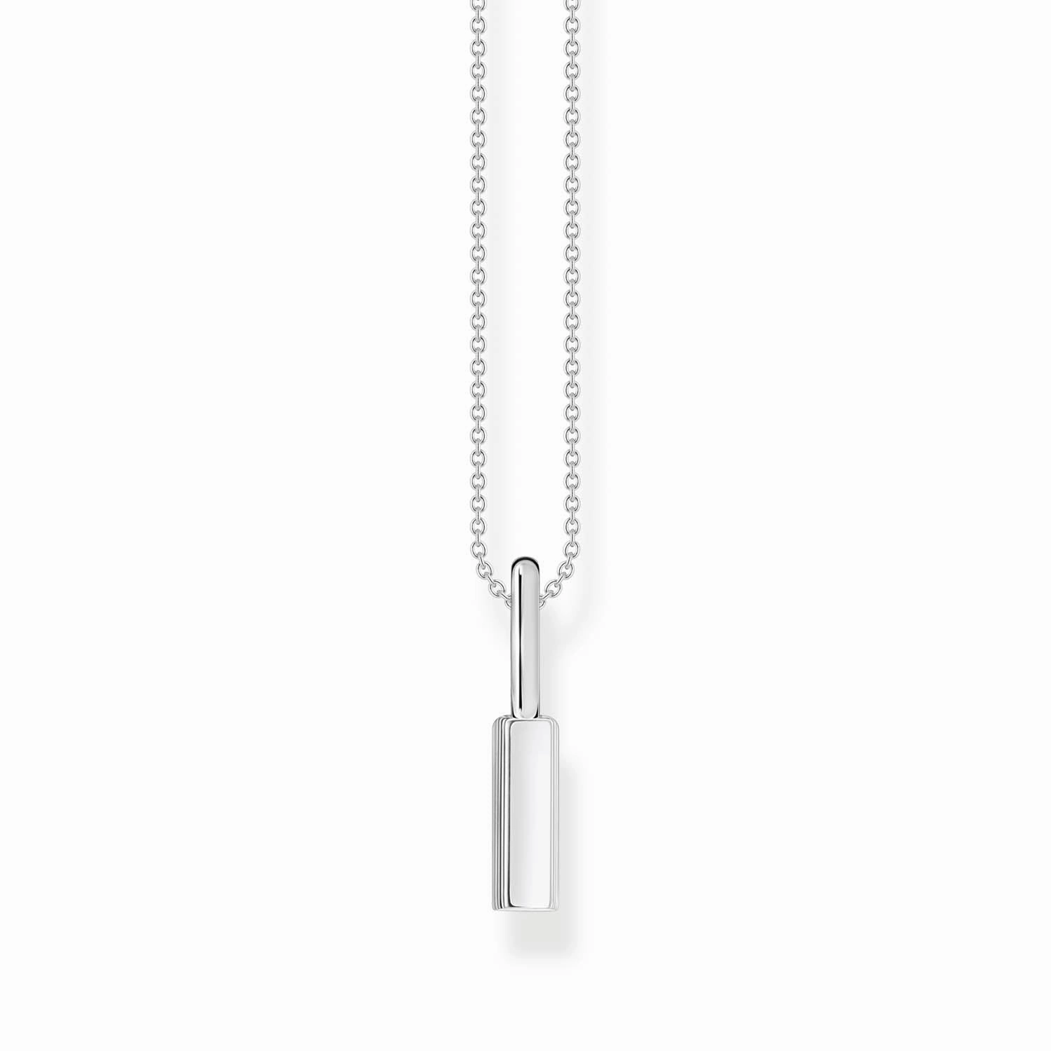 Thomas Sabo Engrav Sterling Silver Padlock on 40-45cm Chain