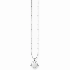 Thomas Sabo Ladies Sterling Silver Love Bridge Disc Necklace