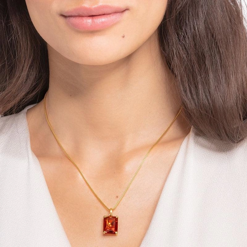 Thomas Sabo Necklace orange stone