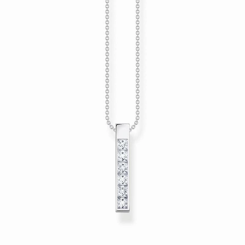 Thomas Sabo Necklace white stones silver
