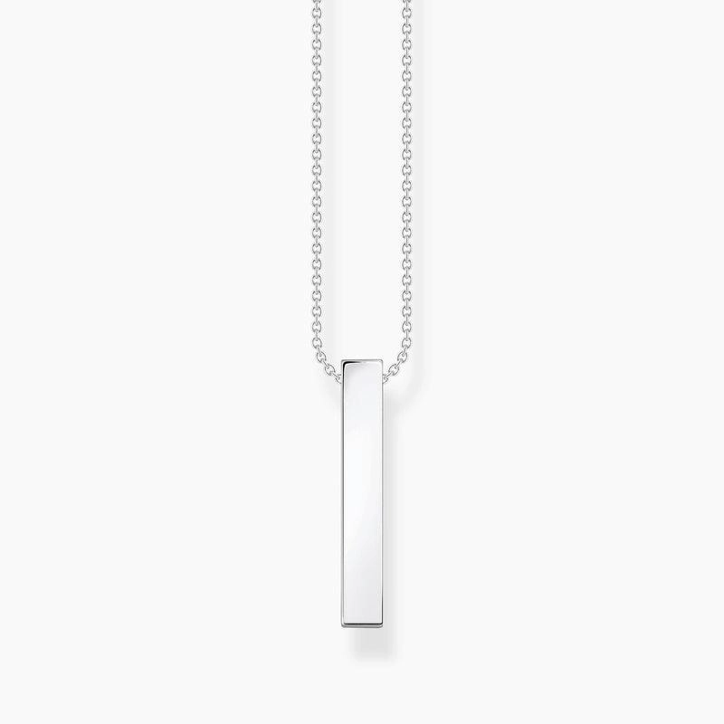Thomas Sabo Necklace with Black Stones - Silver