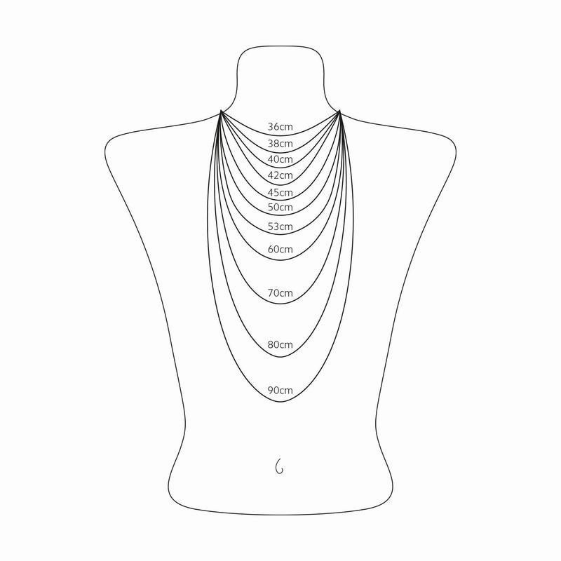 Thomas Sabo Necklace with Black Stones - Silver