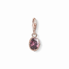 Thomas Sabo Purple Stone Charm