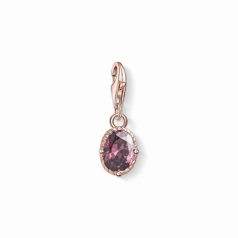 Thomas Sabo Purple Stone Charm