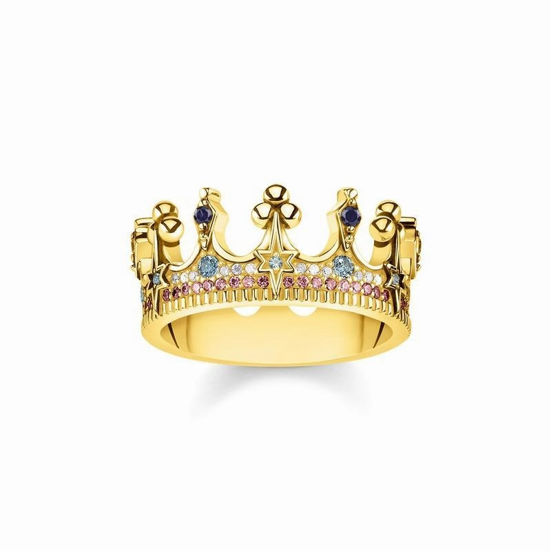 Thomas Sabo ring crown gold