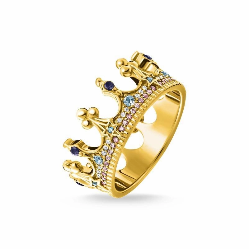 Thomas Sabo ring crown gold