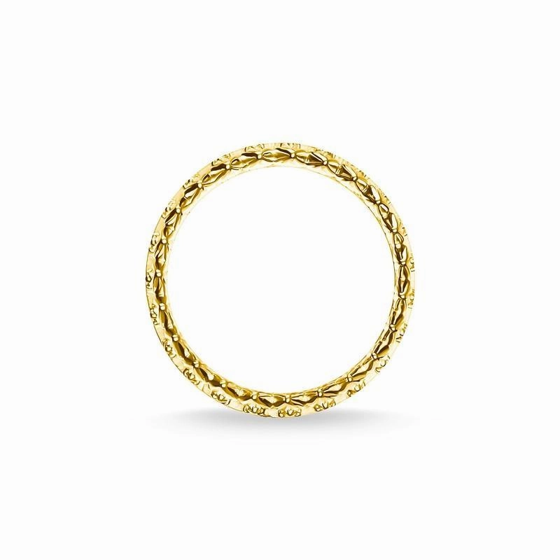 Thomas Sabo ring leaves crown gold