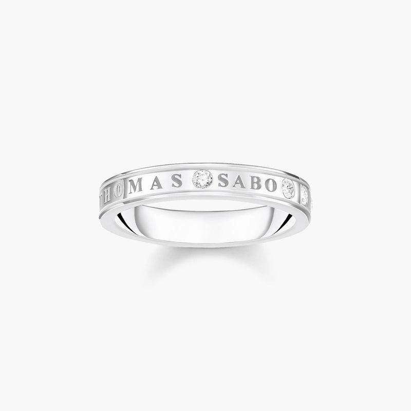 Thomas Sabo Ring with White Stones - Silver