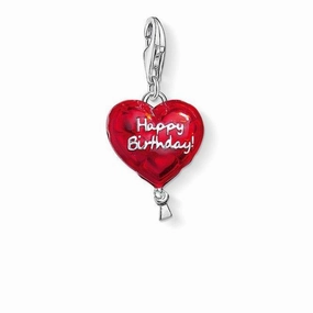 Thomas Sabo Silver Balloon Happy Birthday Charm