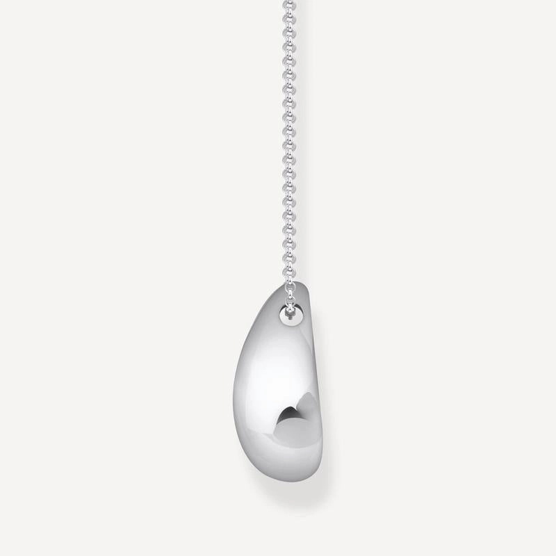 Thomas Sabo Silver Necklace with Pendant in Organic Drop-shape