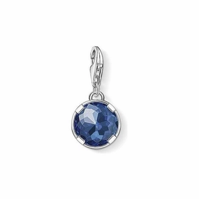 Thomas Sabo Silver Round Synthetic Corundum Charm
