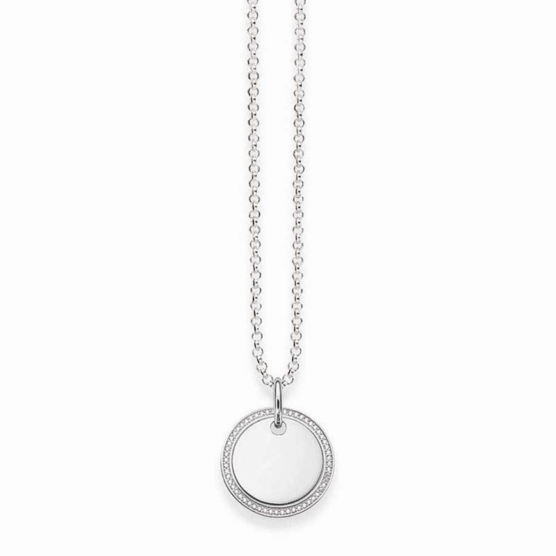 Thomas Sabo Sterling Silver Circle Necklace