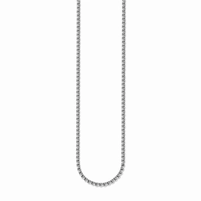Thomas Sabo Sterling Silver Oxidised 53cm Box Chain