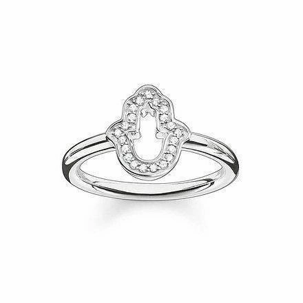 Thomas Sabo Sterling Silver Zirconia white ring