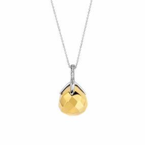 TI SENTO-Milano Sterling Silver/Yellow Gold Plating Pendant