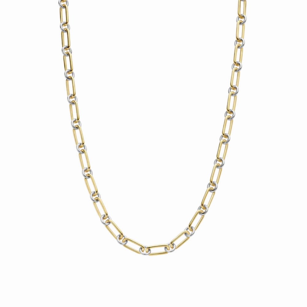 Ti Sento Two-Tone Chain Link Necklace