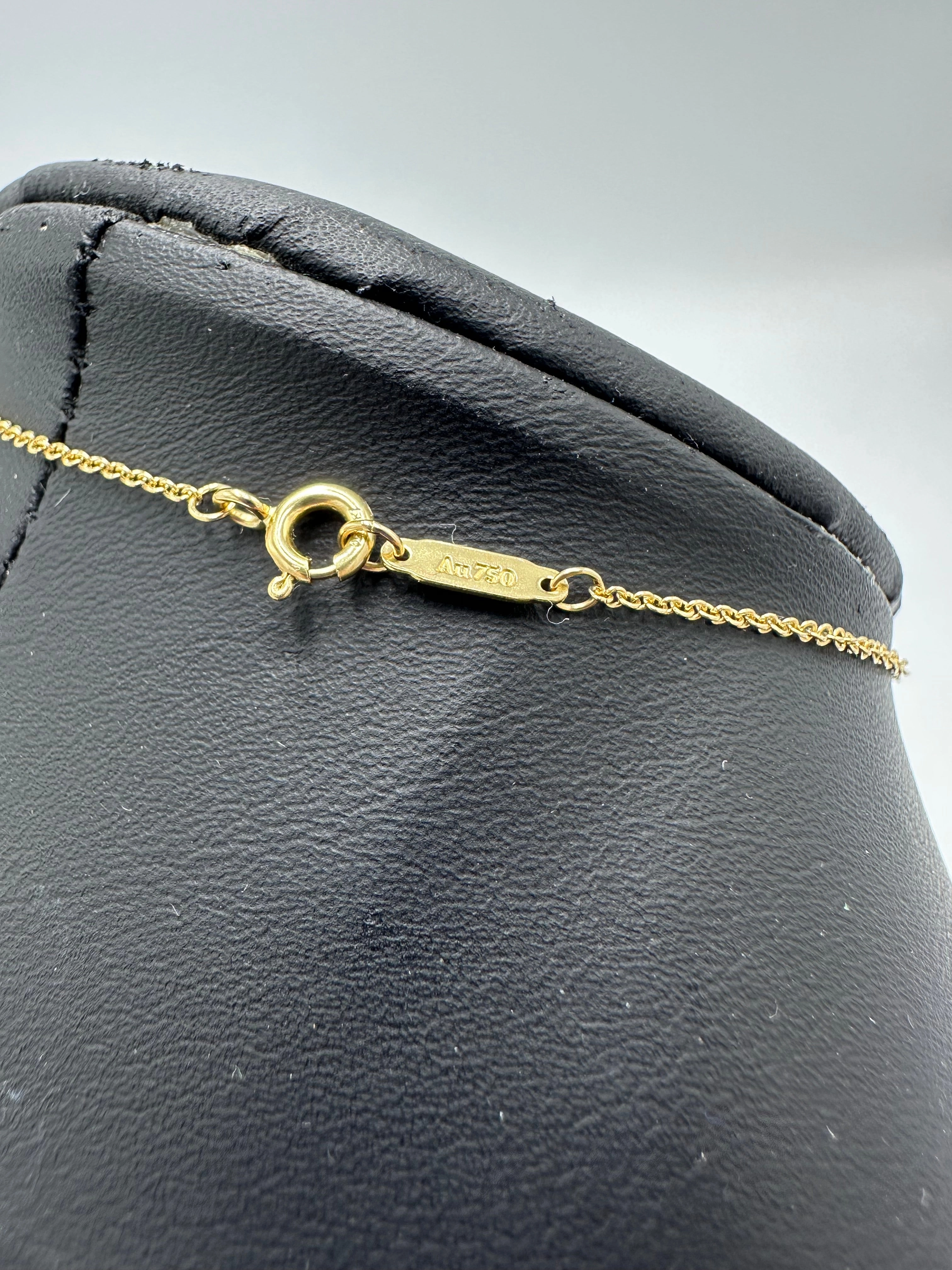 Tiffany & Company 18K Interlocking Circles Designer Luxury Necklace