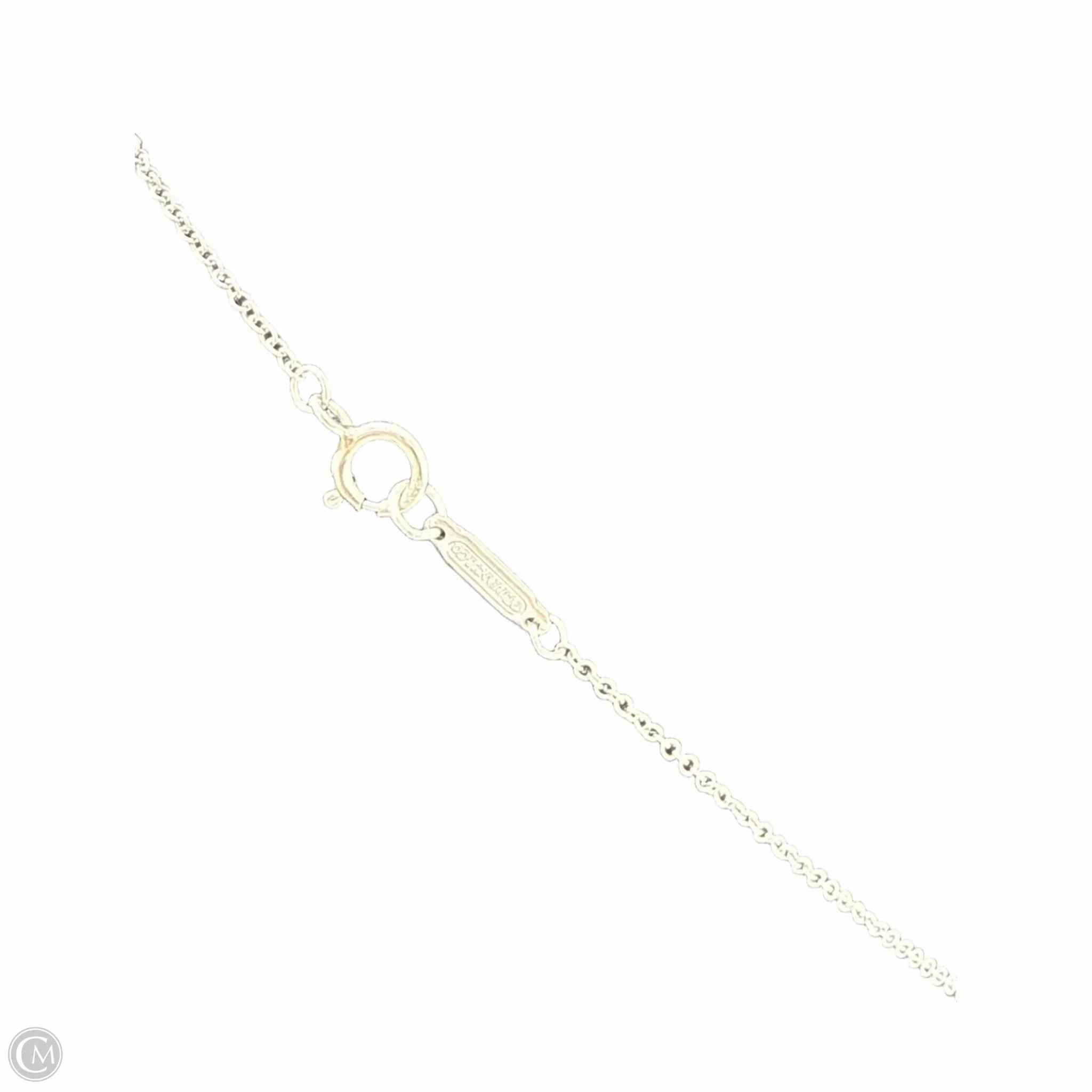 Tiffany & Company Luxury Crown Key 18K White Gold with Diamonds Necklace